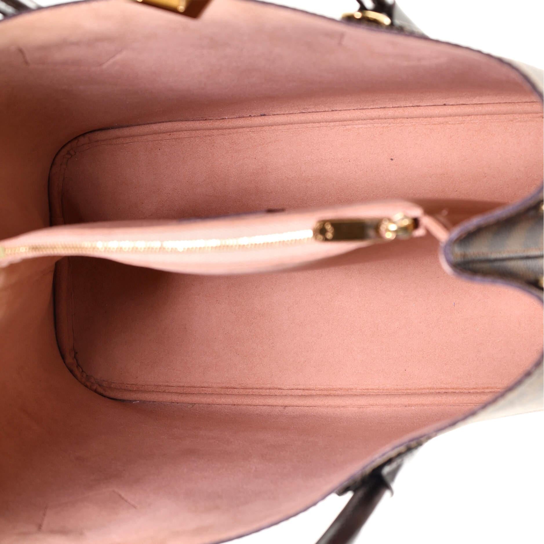Brown Louis Vuitton Kensington Handbag Damier