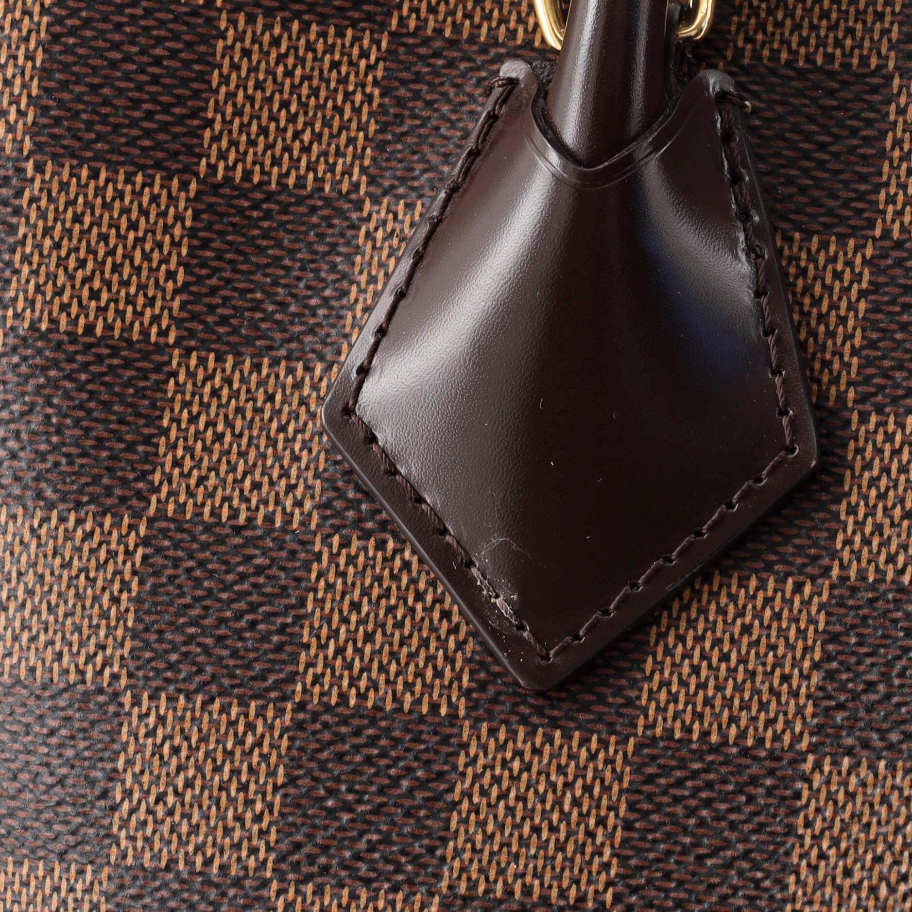 Black Louis Vuitton Kensington Handbag Damier