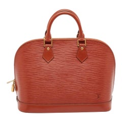 Retro Louis Vuitton Kenyan Fawn Epi Leather Alma PM Bag
