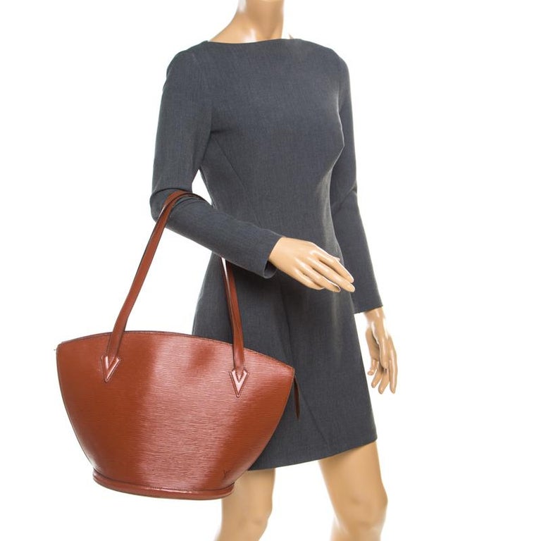 Louis Vuitton Kenyan Fawn Epi Leather Saint Jacques GM Bag For Sale at