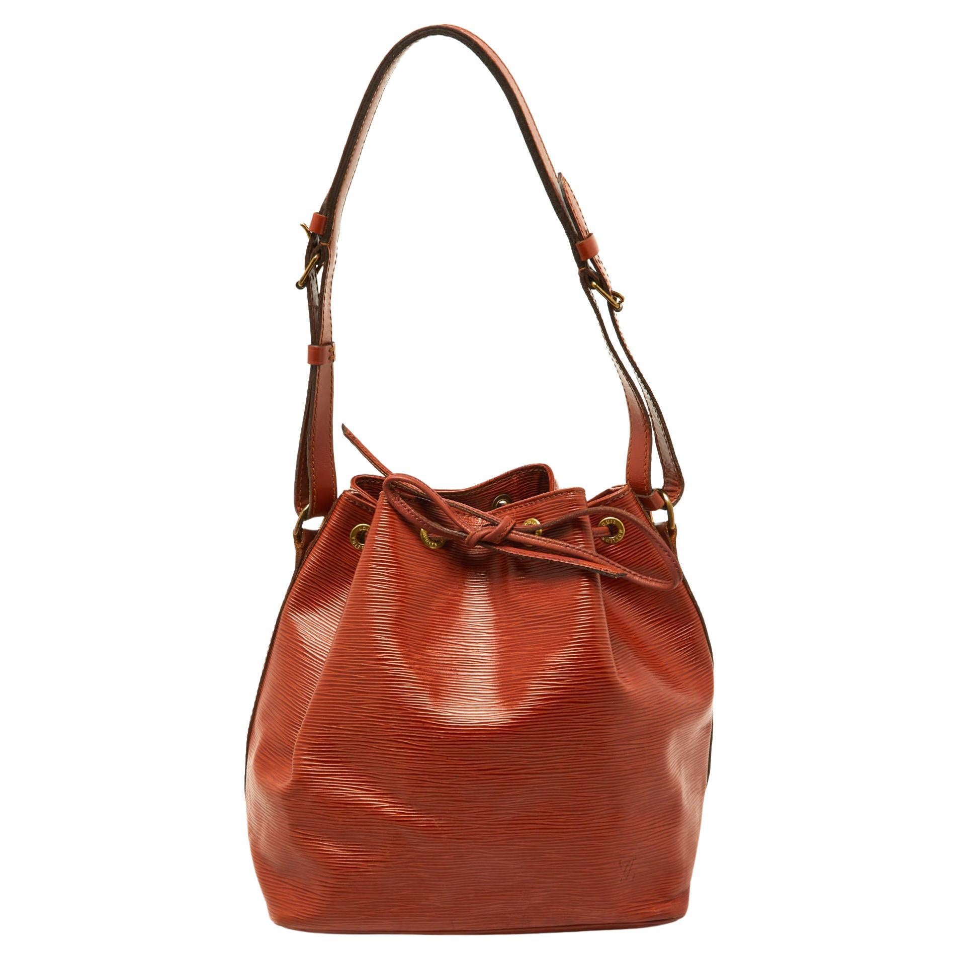 Louis Vuitton Kenyan Fawn Epi Leather Vintage Noé Bag For Sale