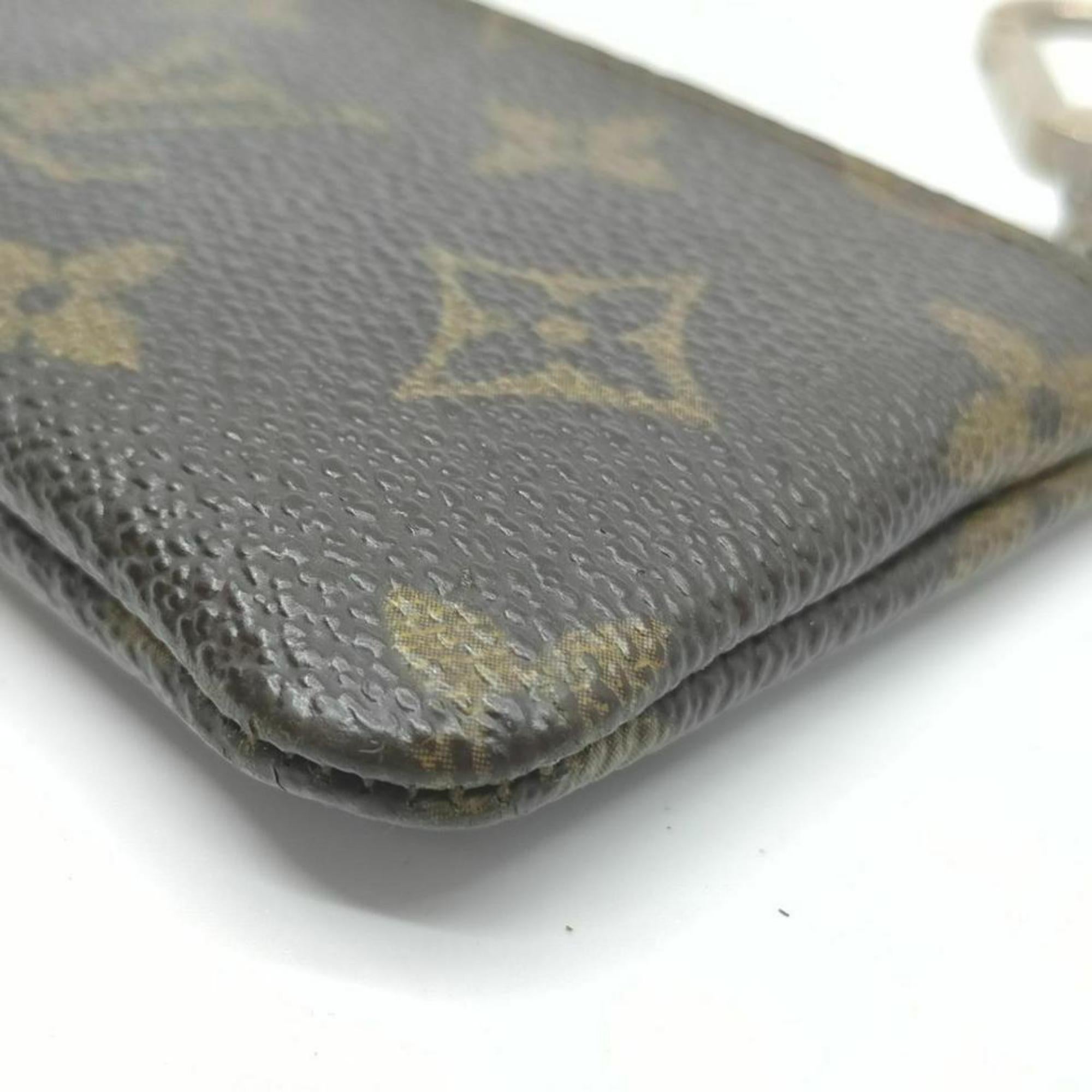 Louis Vuitton Key Pouch Coin Purse Pochette Cles Keychain 855413 2