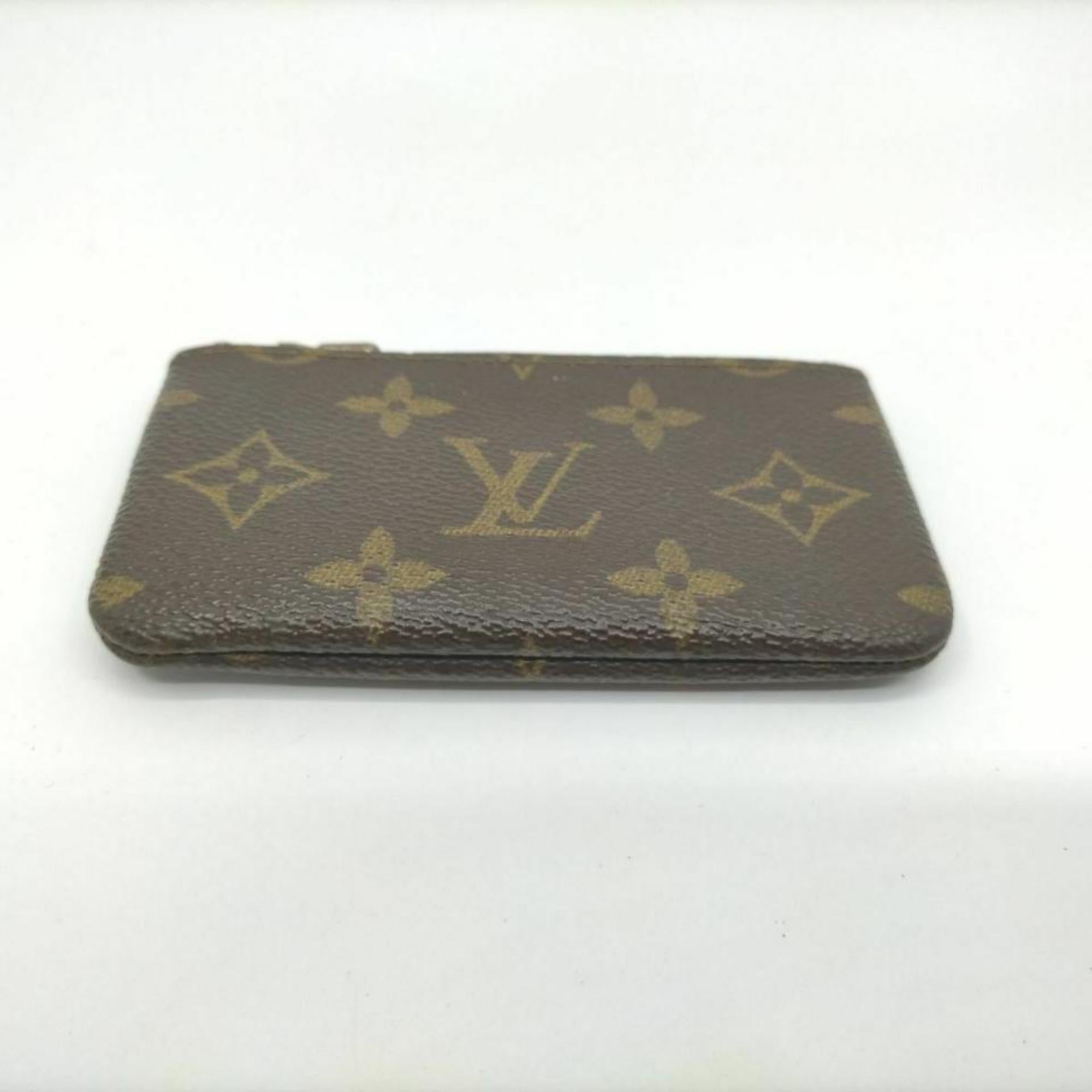 Louis Vuitton Key Pouch Coin Purse Pochette Cles Keychain 855413 4