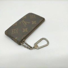 Louis Vuitton Key Pouch Coin Purse Pochette Cles Keychain 855413