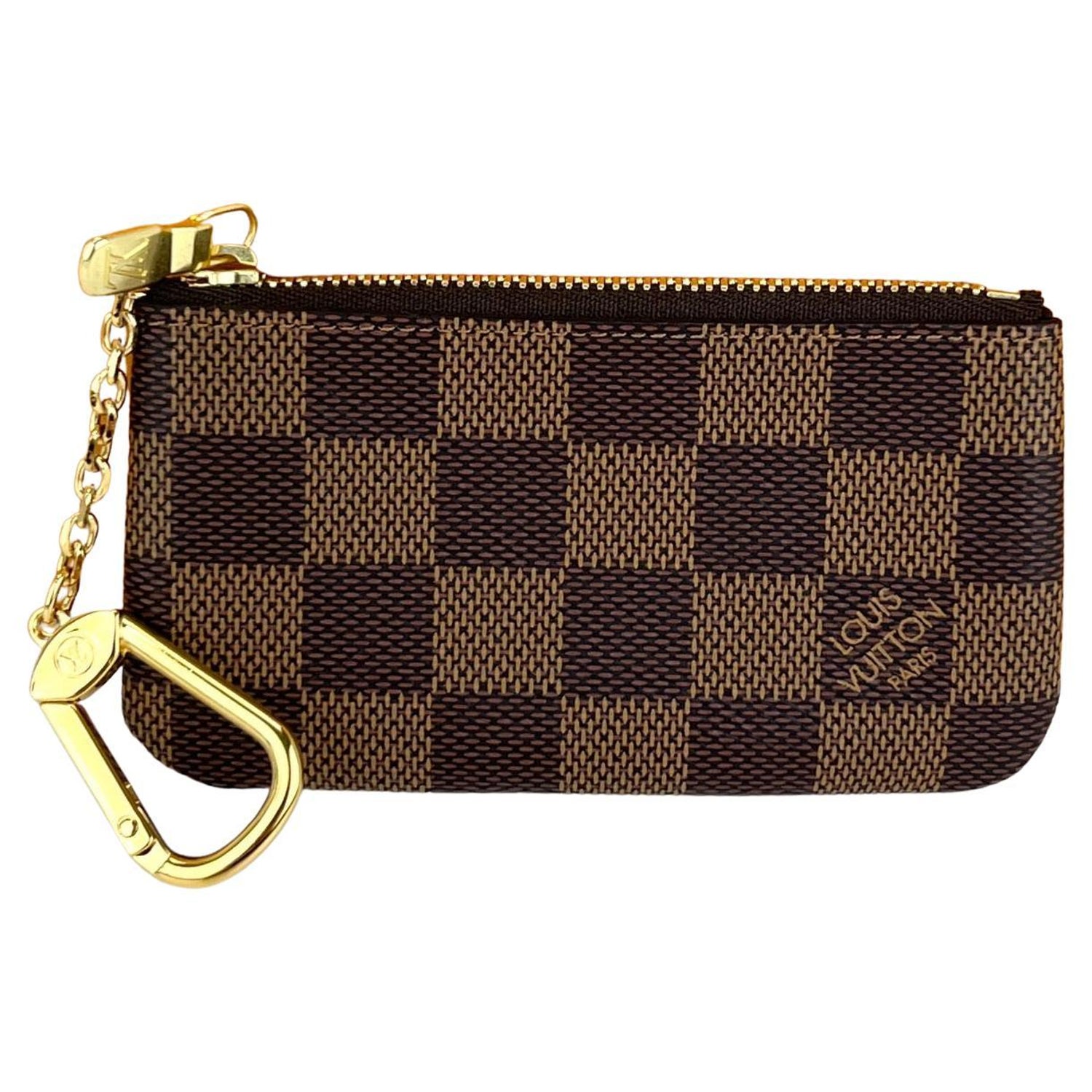 Authentic BRAND NEW with box Louis Vuitton Key Cles Coin Pouch Damier Ebene