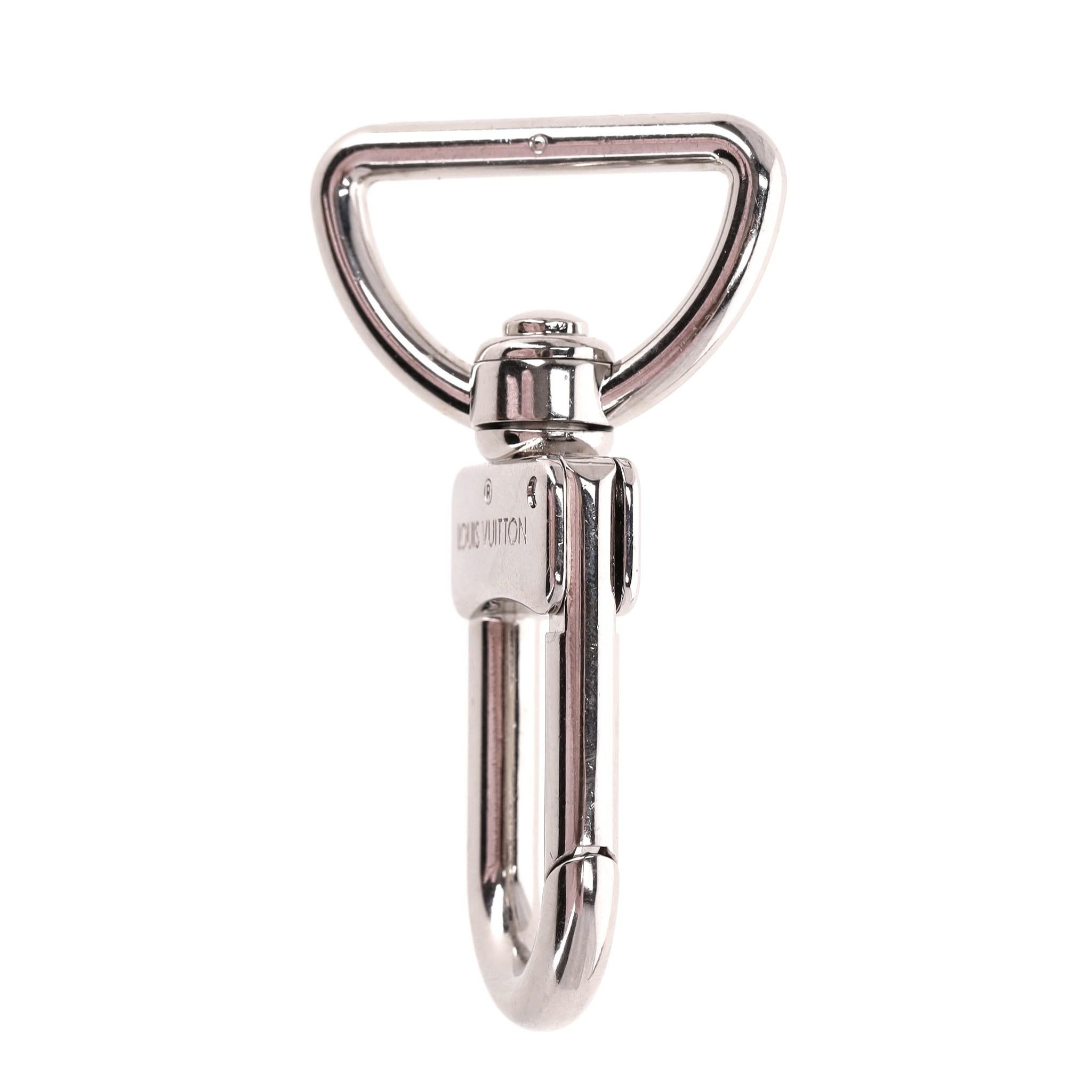 Gray Louis Vuitton Key Ring/Bag Charm/Strap Extender Accessory For Sale
