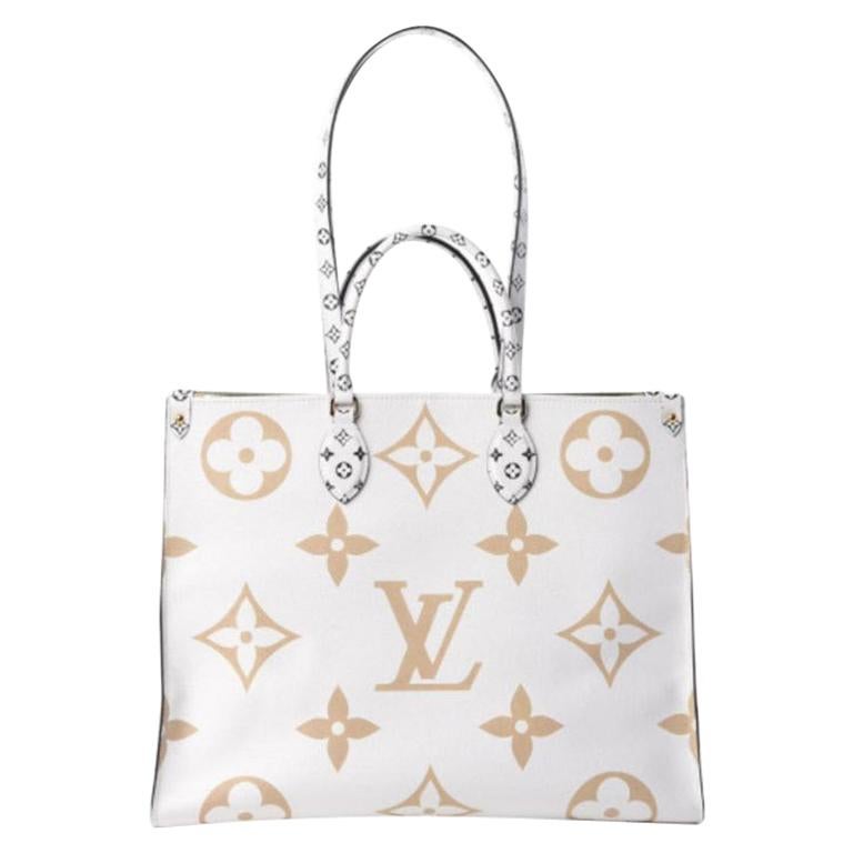 Louis Vuitton Onthego Monogram Giant Green/Lilac in Coated Canvas