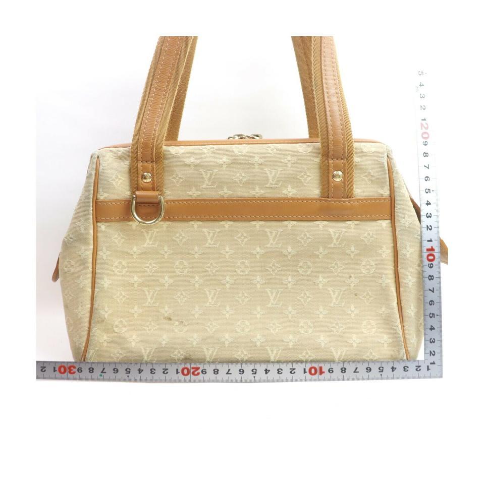 Women's Louis Vuitton Khaki Beige Monogram Mini Lin Josephine PM Speedy Boston Bag  For Sale