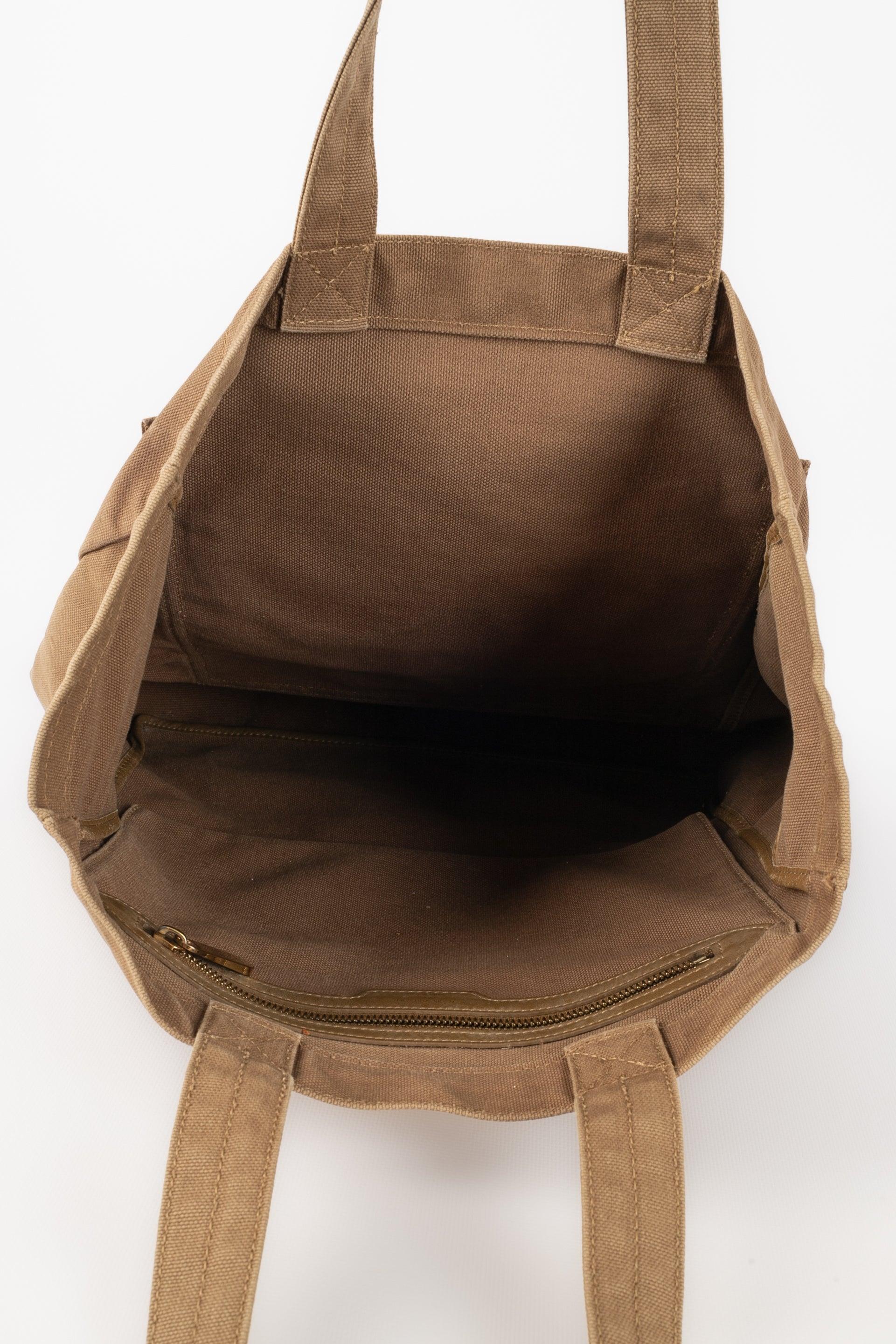 Louis Vuitton Khaki Canvas Bag, 2007 For Sale 3