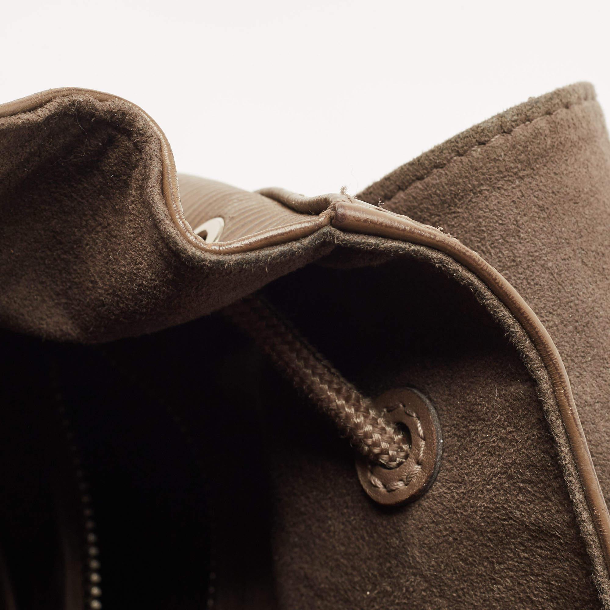  Louis Vuitton Khaki Epi Leather Christopher PM Backpack 7