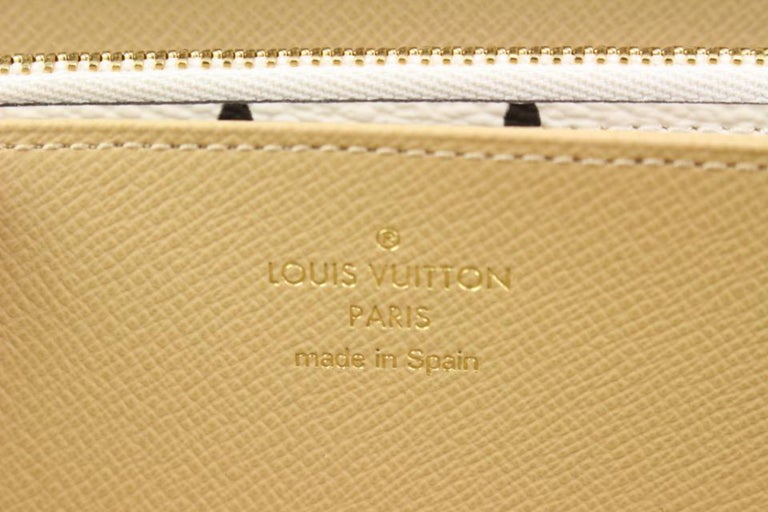 Louis Vuitton Khaki Green Beige Monogram Giants Zippy Wallet Long Zip  Around 78l For Sale at 1stDibs