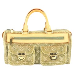 Louis Vuitton Green Monogram Denim Neo Speedy at Jill's Consignment