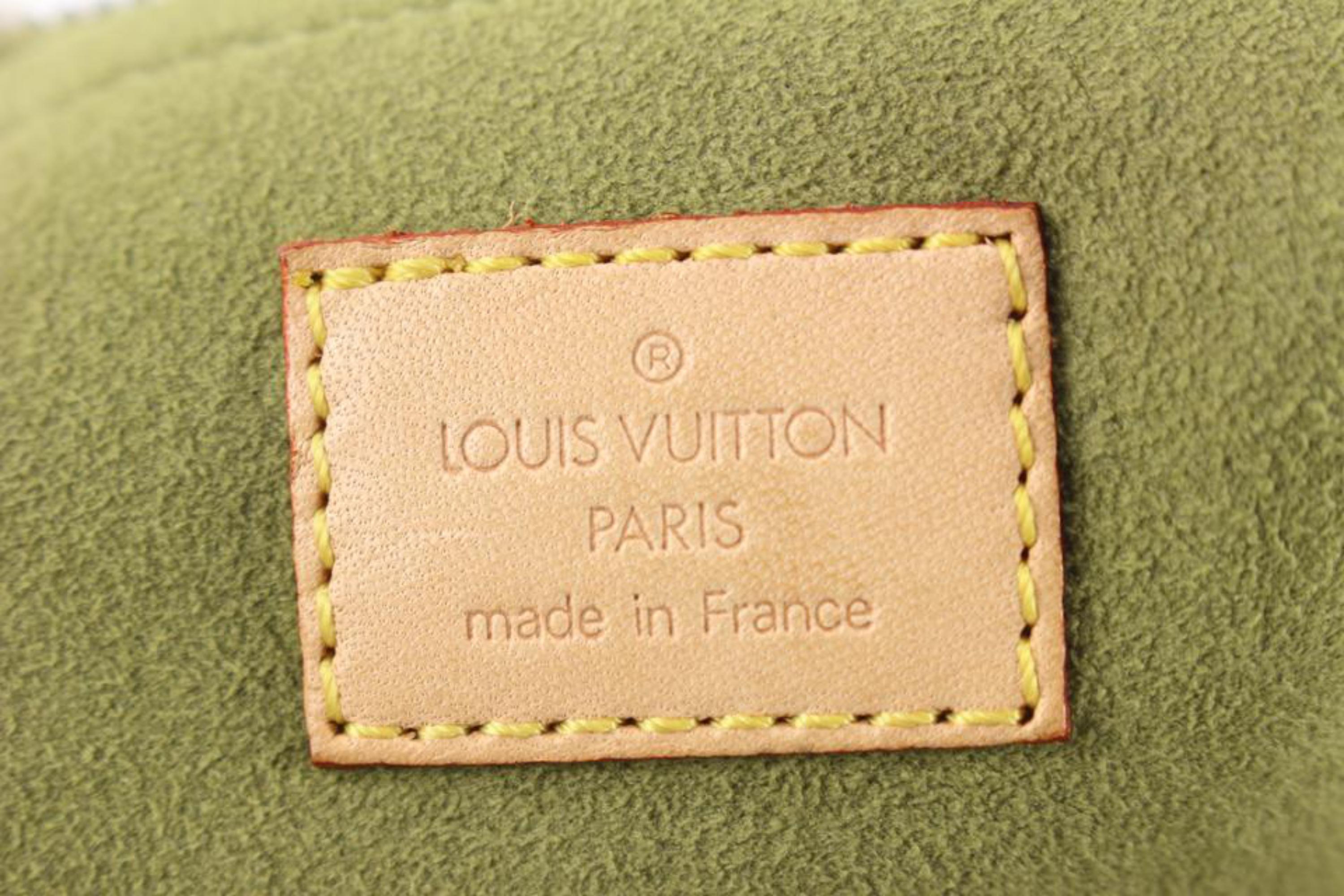 Louis Vuitton Khaki Green Monogram Denim Neo Speedy Satchel 13lk823s 2