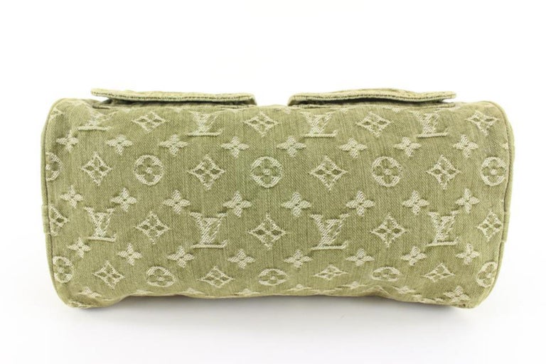 Louis Vuitton Khaki Green Monogram Denim Neo Speedy Satchel 13lk823s at  1stDibs