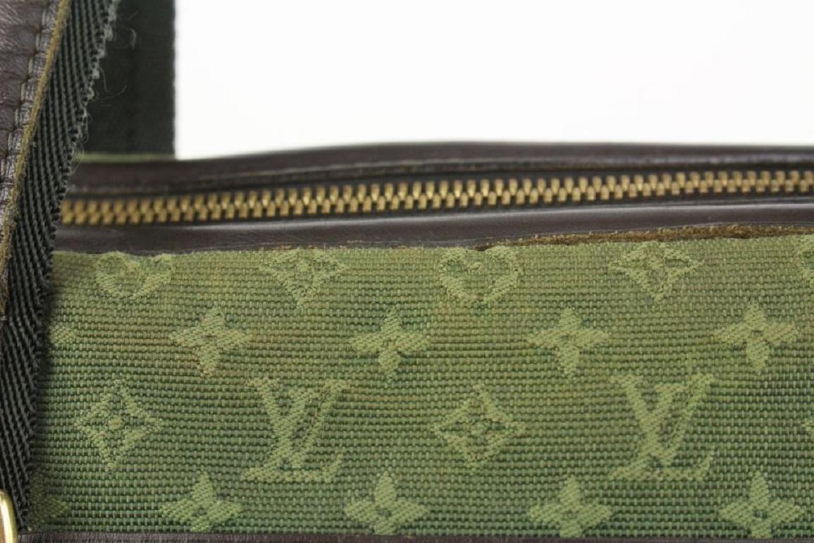 Louis Vuitton Khaki Green Monogram Mini Lin Josephine PM 4LV929 5