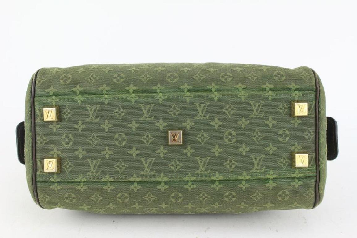 Louis Vuitton Khaki Green Monogram Mini Lin Josephine PM 4LV929 6