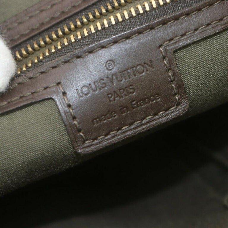 LOUIS VUITTON Khaki Monogram Mini Lin Josephine PM Bag