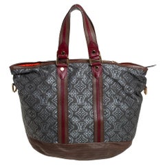 Louis Vuitton Khaki Jacquard Monogram Fabric and Leather Edition Aviator Bag