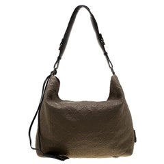 Louis Vuitton Khaki Monogram Antheia Leather Hobo PM Bag