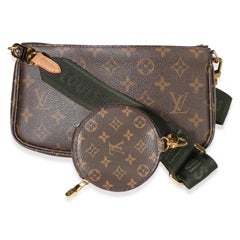 Louis Vuitton Khaki Monogram Canvas Multi Pochette Accessoires