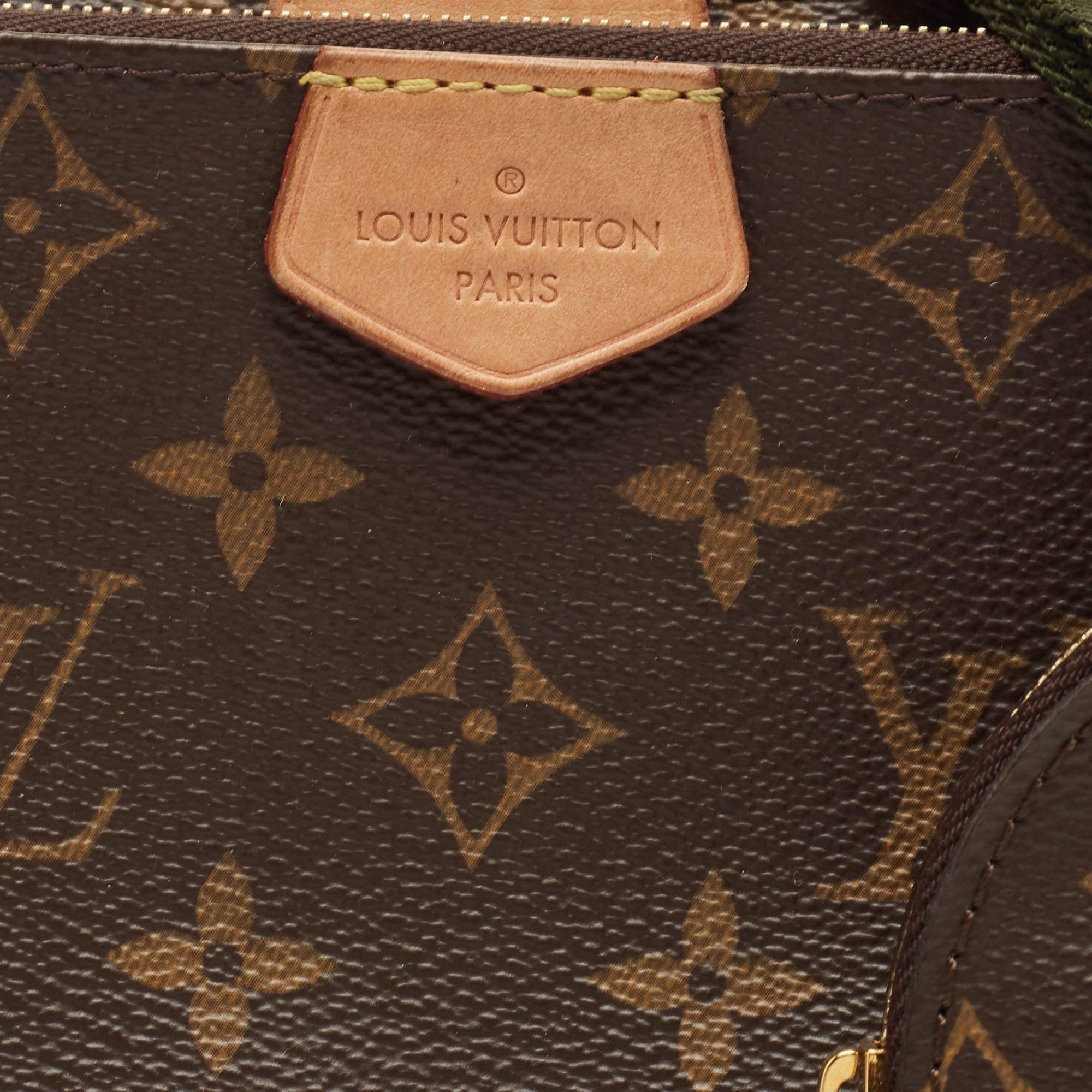 Women's Louis Vuitton Khaki Monogram Canvas Multi Pochette Accessoires