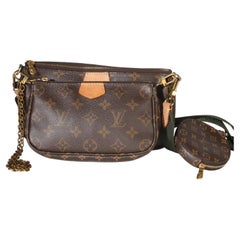 Louis Vuitton Khaki Monogram Canvas Multi Pochette Accessoires