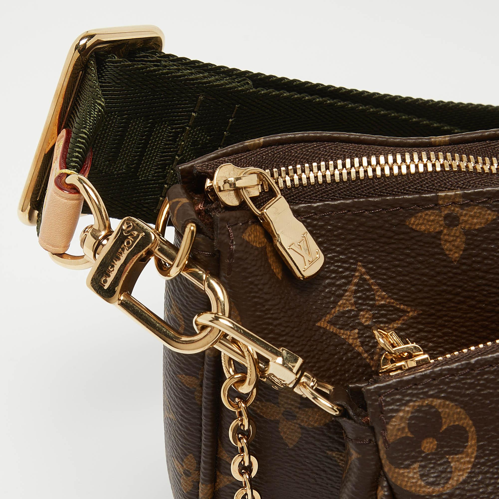 Louis Vuitton Khaki Monogram Canvas Multi-Pochette Accessories Bag 2