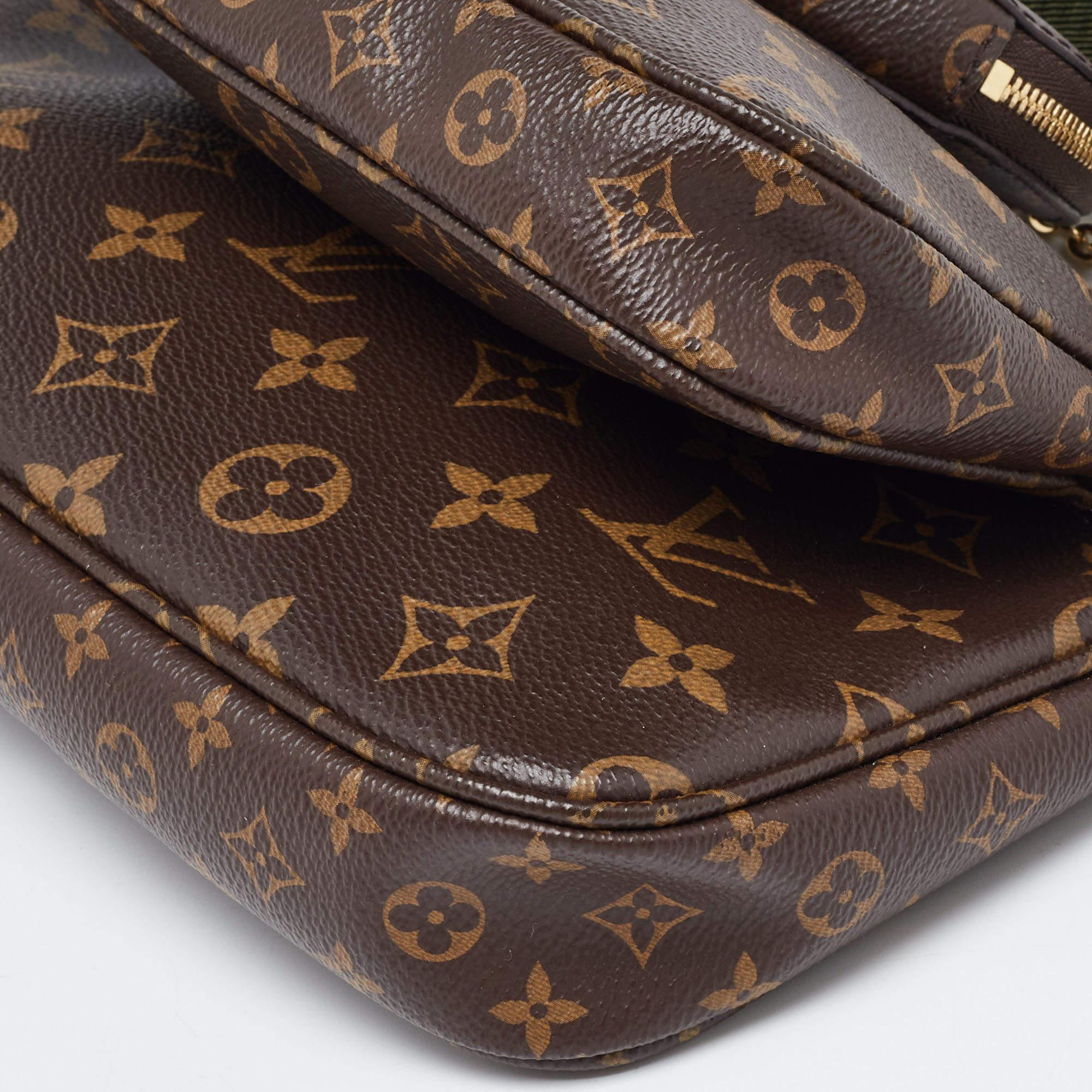 Louis Vuitton Khaki Monogram Canvas Multi Pochette Accessories Bag 2