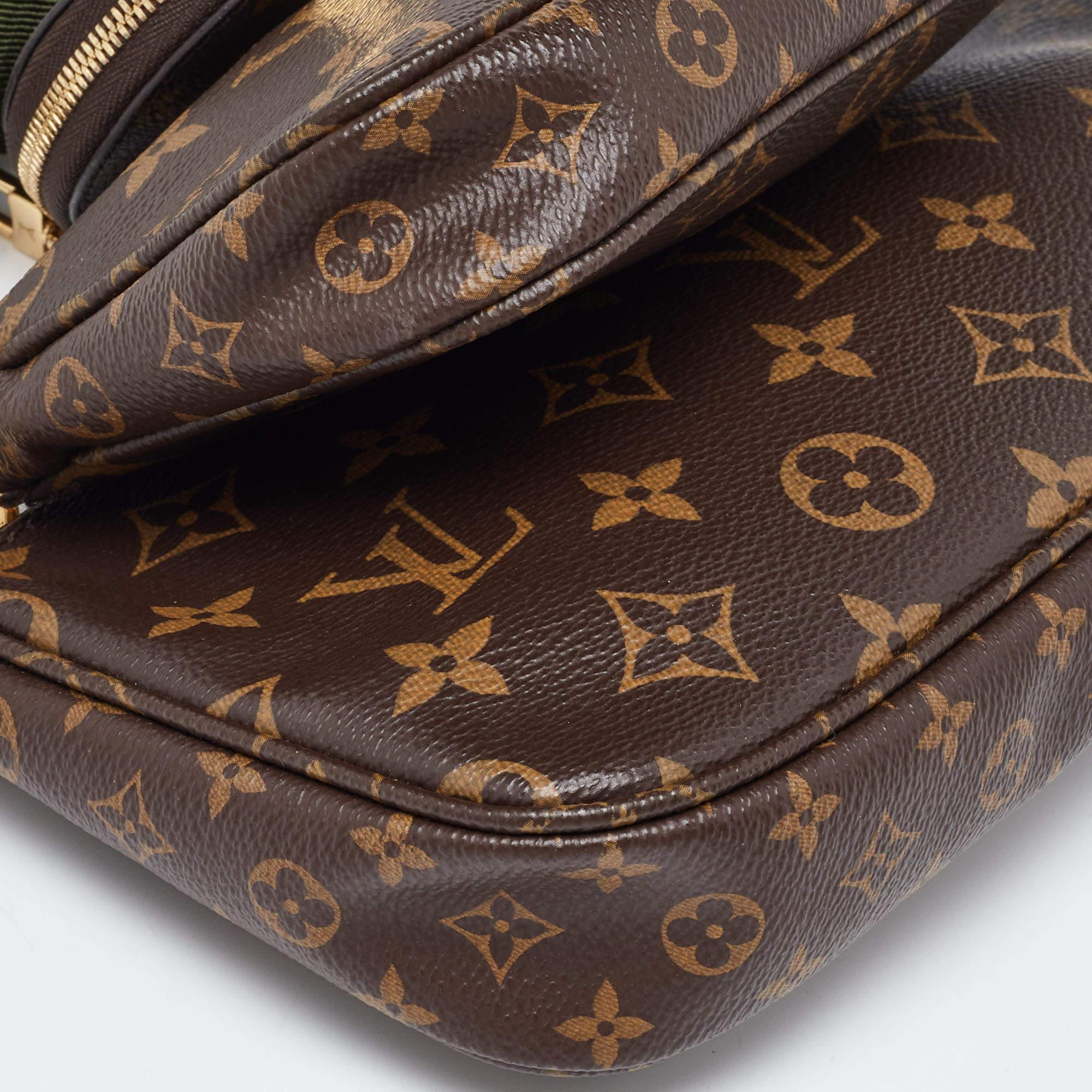 Louis Vuitton Khaki Monogram Canvas Multi Pochette Accessories Bag 3
