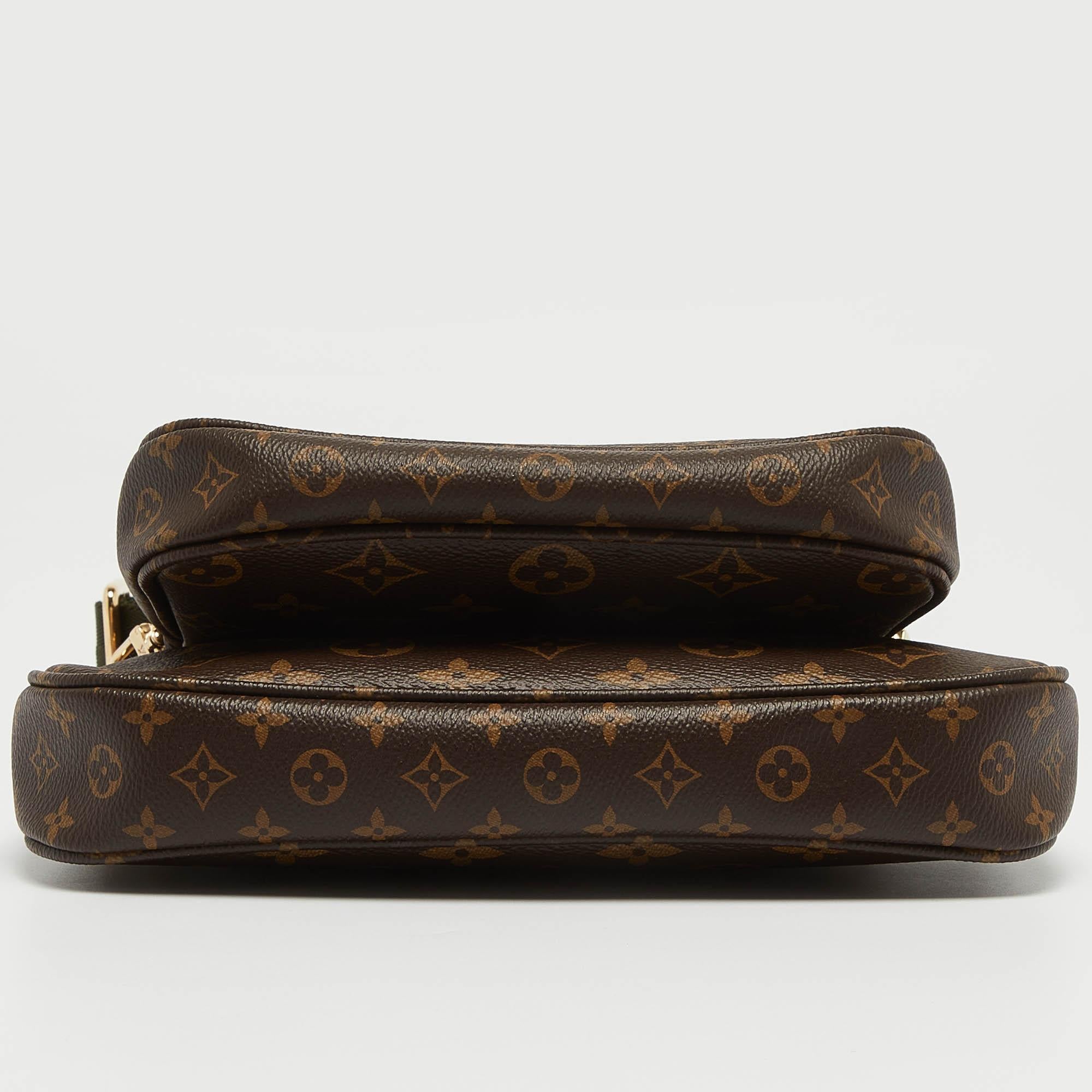 Louis Vuitton Khaki Monogram Canvas Multi-Pochette Accessories Bag 4