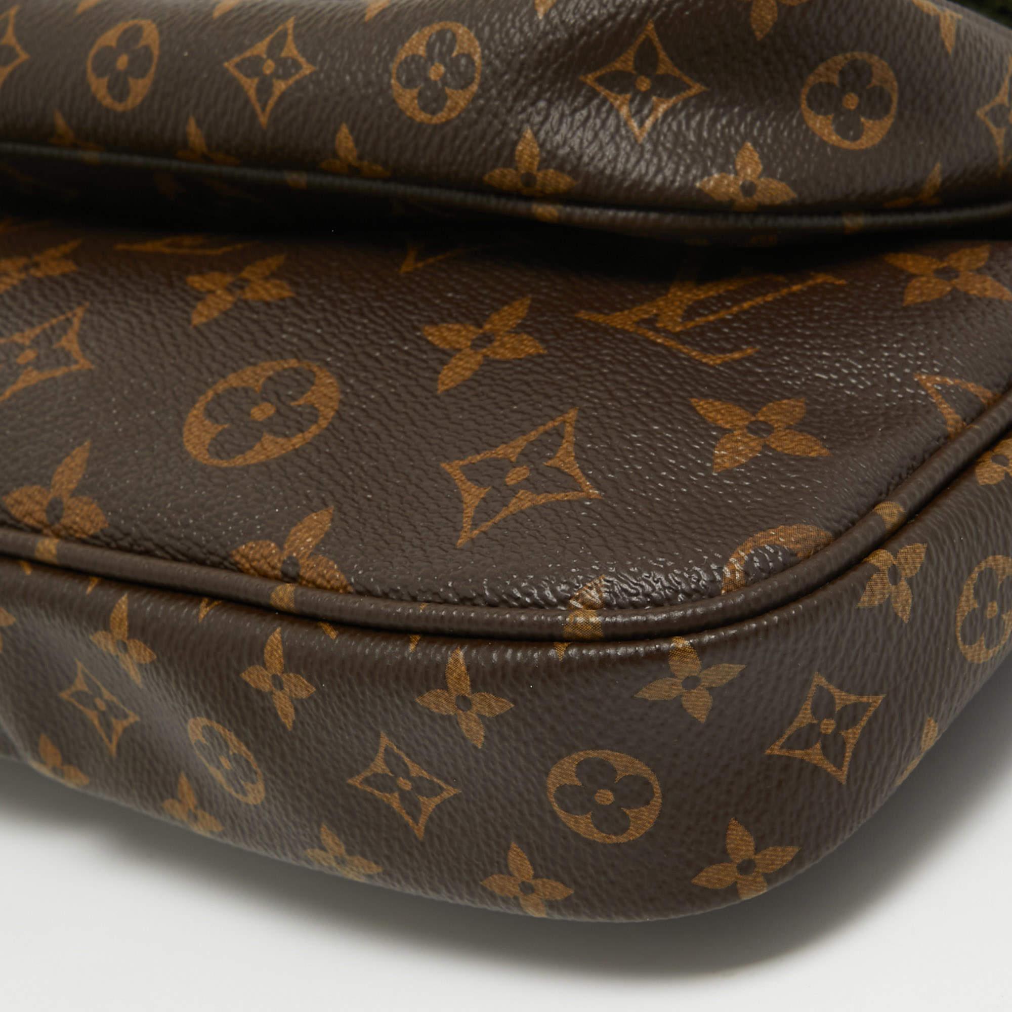Louis Vuitton Khaki Monogram Canvas Multi Pochette Accessories Bag 3