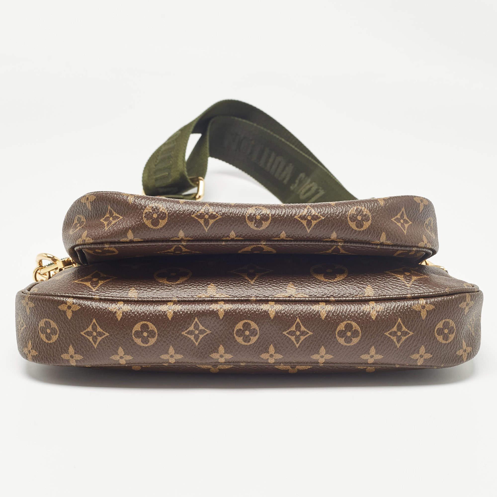 Louis Vuitton Khaki Monogram Canvas My LV World Tour Multi Pochette Accessoires 1