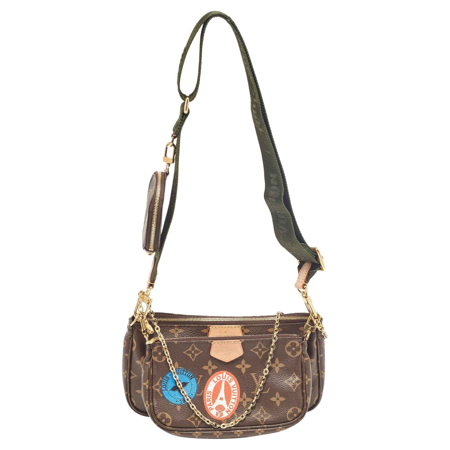 Louis Vuitton Khaki Monogram Canvas My LV World Tour Multi Pochette Accessoires