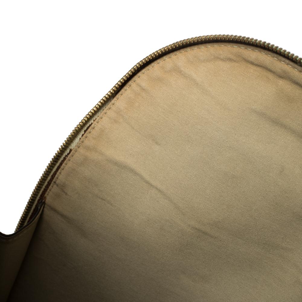 Louis Vuitton Khaki Monogram Mini Lin Canvas Alma Haut Bag 1