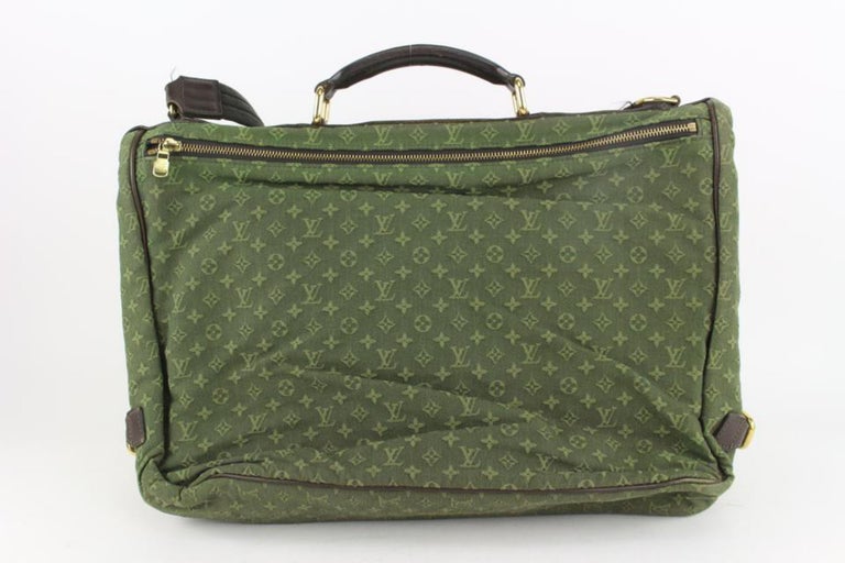 Louis Vuitton Khaki Sac Maman 871708 Green Monogram Mini Lin Canvas Diaper  Bag, Louis Vuitton
