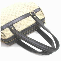 Louis Vuitton Khaki Olive Monogram Mini Lin Josephine Speedy Boston 860275