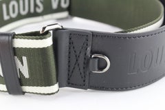 Louis Vuitton Khaki x Black Guitar Strap Bandouliere Crossbody 3LK0105