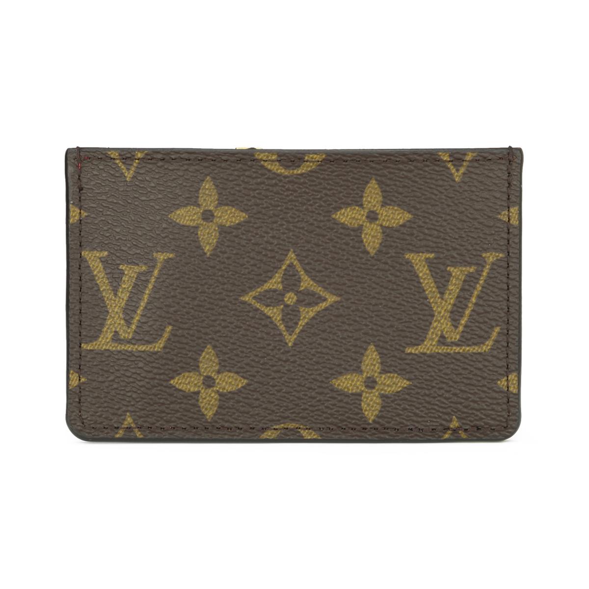  Louis Vuitton Kimono Card Holder Monogram Canvas Cerise Calf Leather with Gold Hardware 2016.

This cardholder is in excellent condition.

- Exterior Condition: Excellent condition. Shows very minor signs of handling wear.

- Interior Condition: