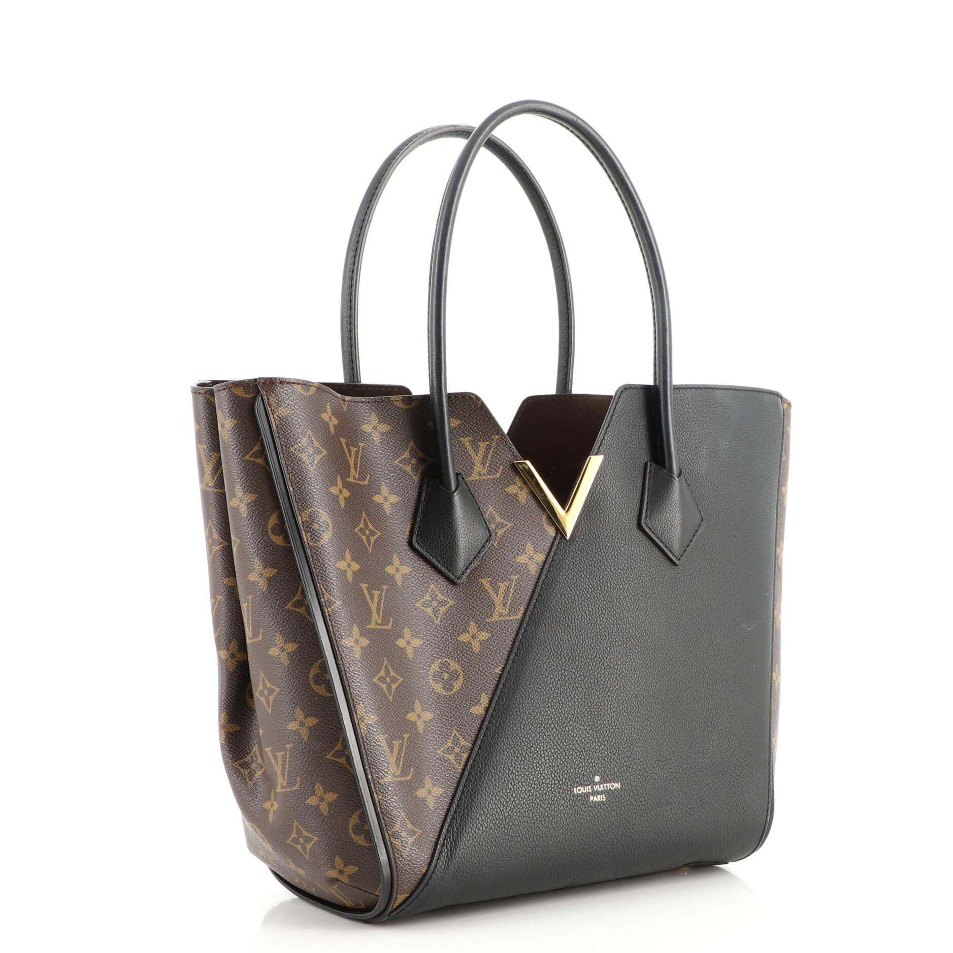 Louis Vuitton Kimono Handbag Monogram Canvas and Leather MM In Good Condition In NY, NY