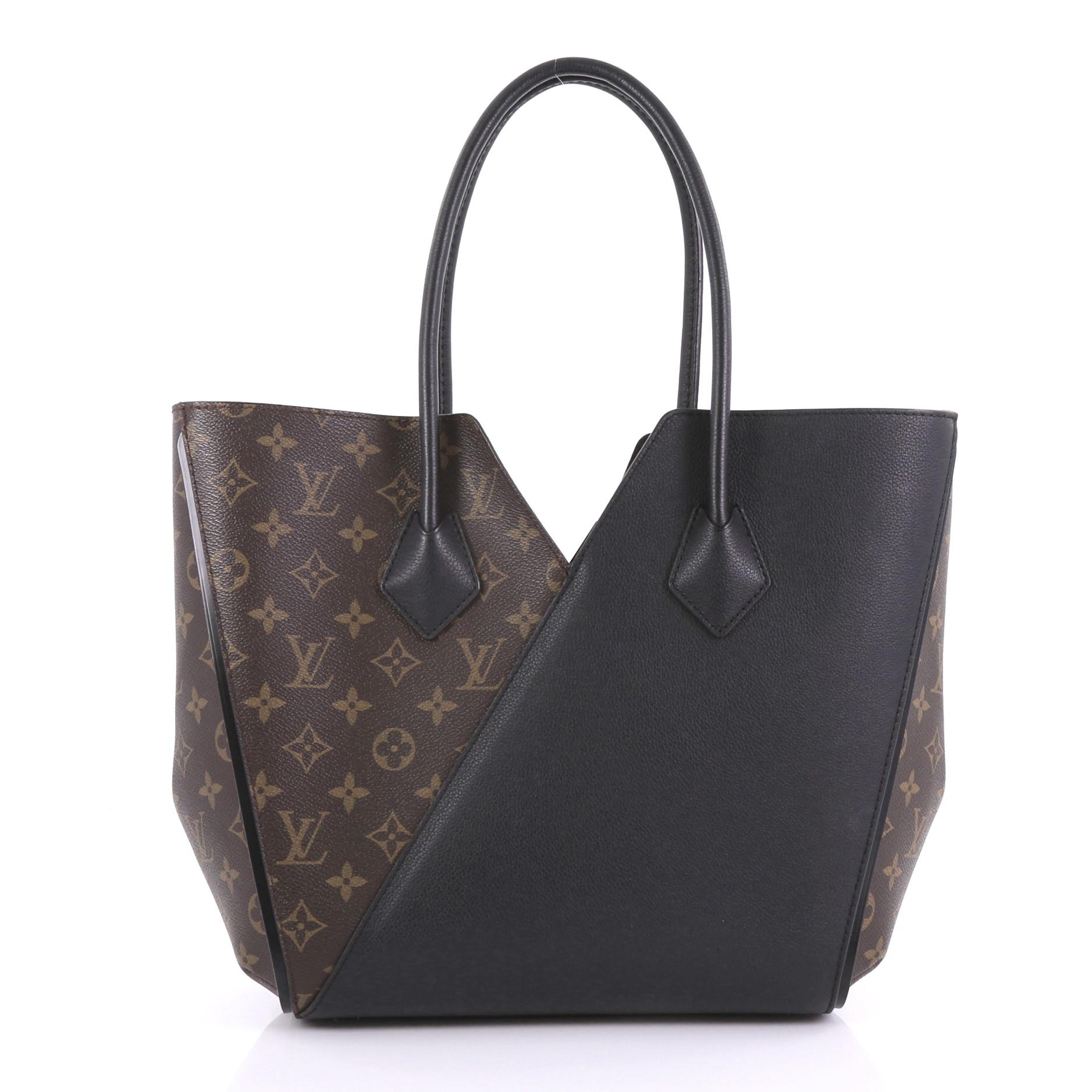 Louis Vuitton Kimono Handbag Monogram Canvas and Leather MM In Excellent Condition In NY, NY