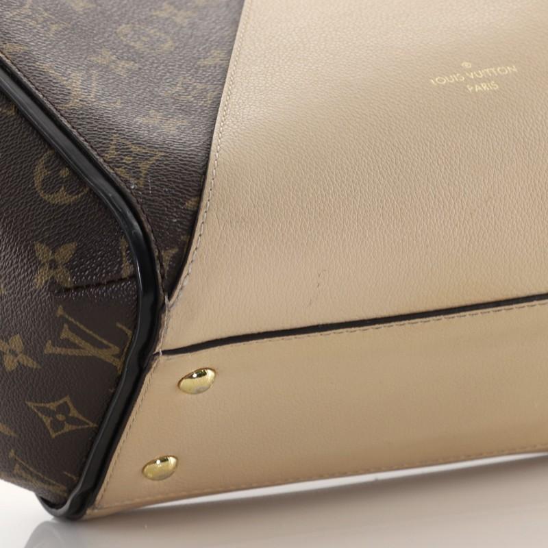 Beige Louis Vuitton Kimono Handbag Monogram Canvas and Leather MM