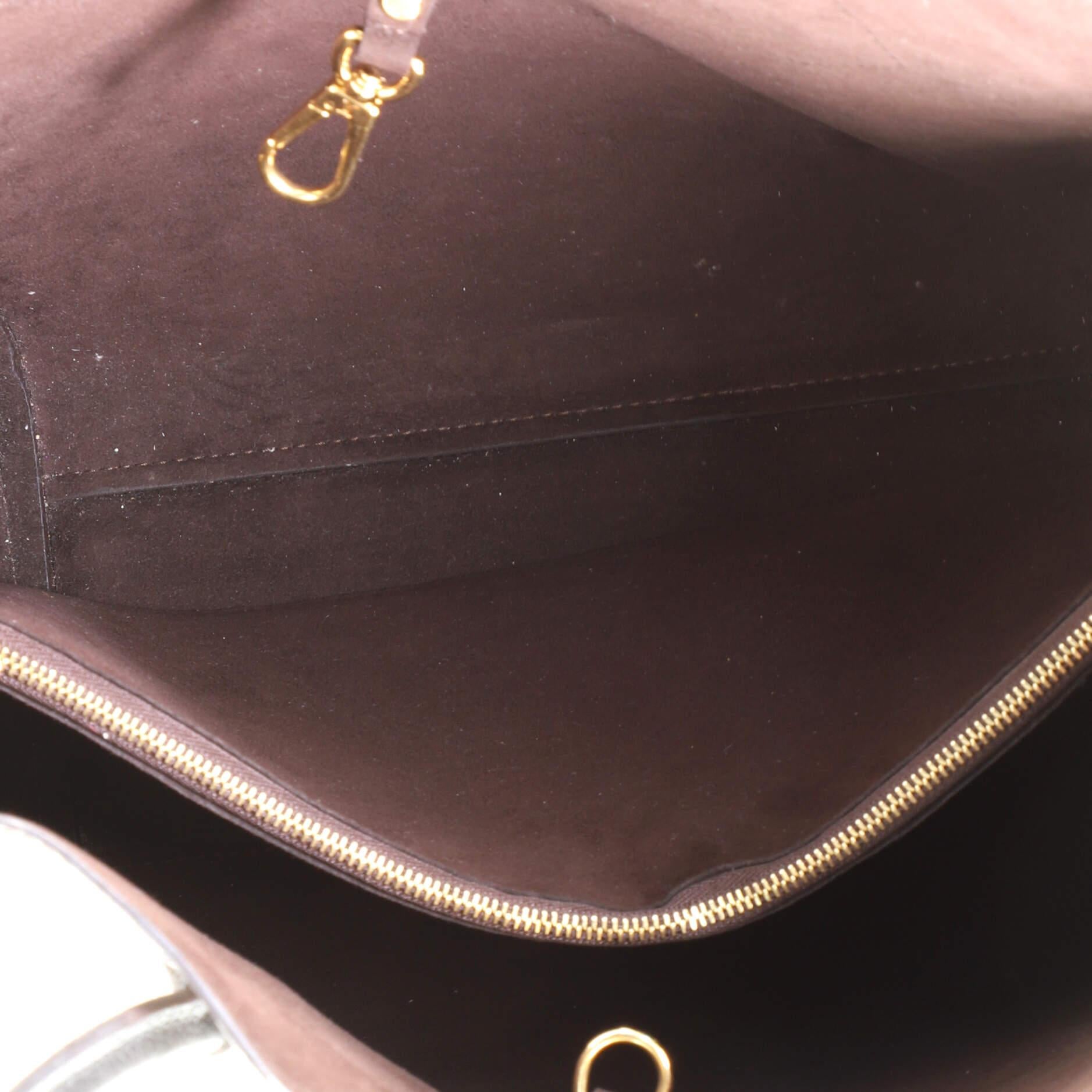 Louis Vuitton Kimono Handbag Monogram Canvas and Leather MM 2