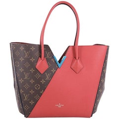Used Louis Vuitton Kimono Handbag Monogram Canvas and Leather MM