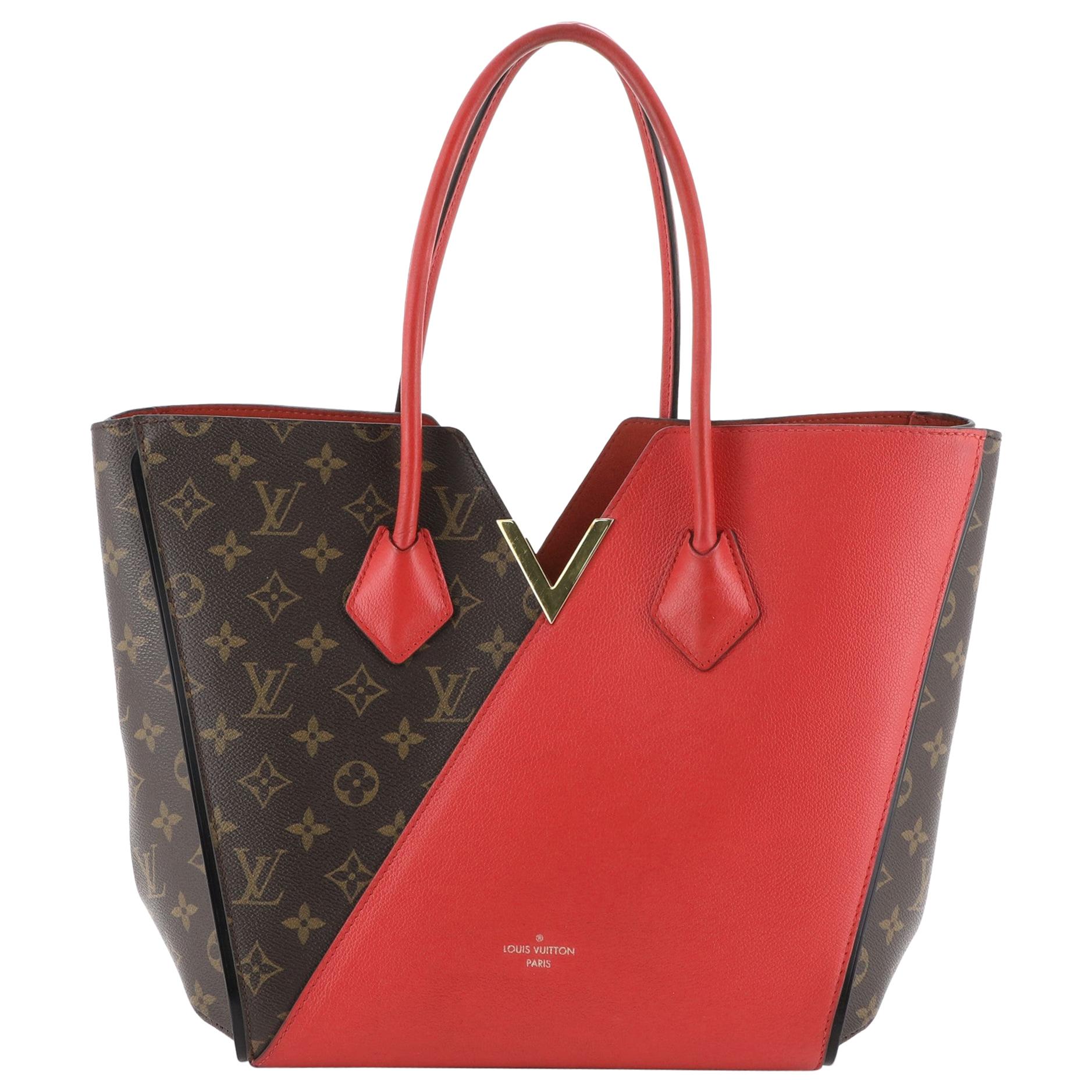 Louis Vuitton Kimono Handbag Monogram Canvas And Leather MM