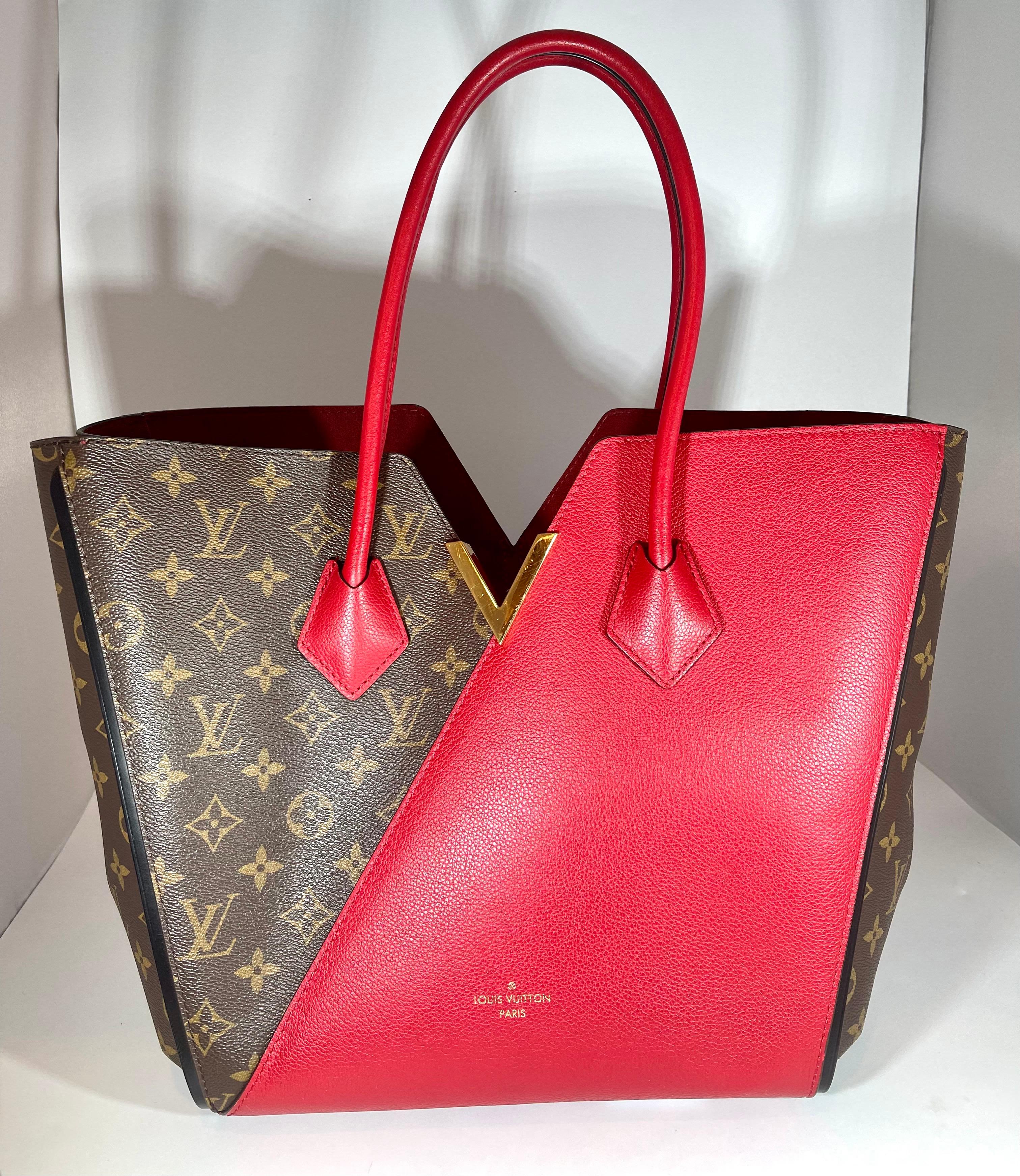 Louis Vuitton Kimono Handbag Monogram Canvas and Leather MM, Kike Brand New 3