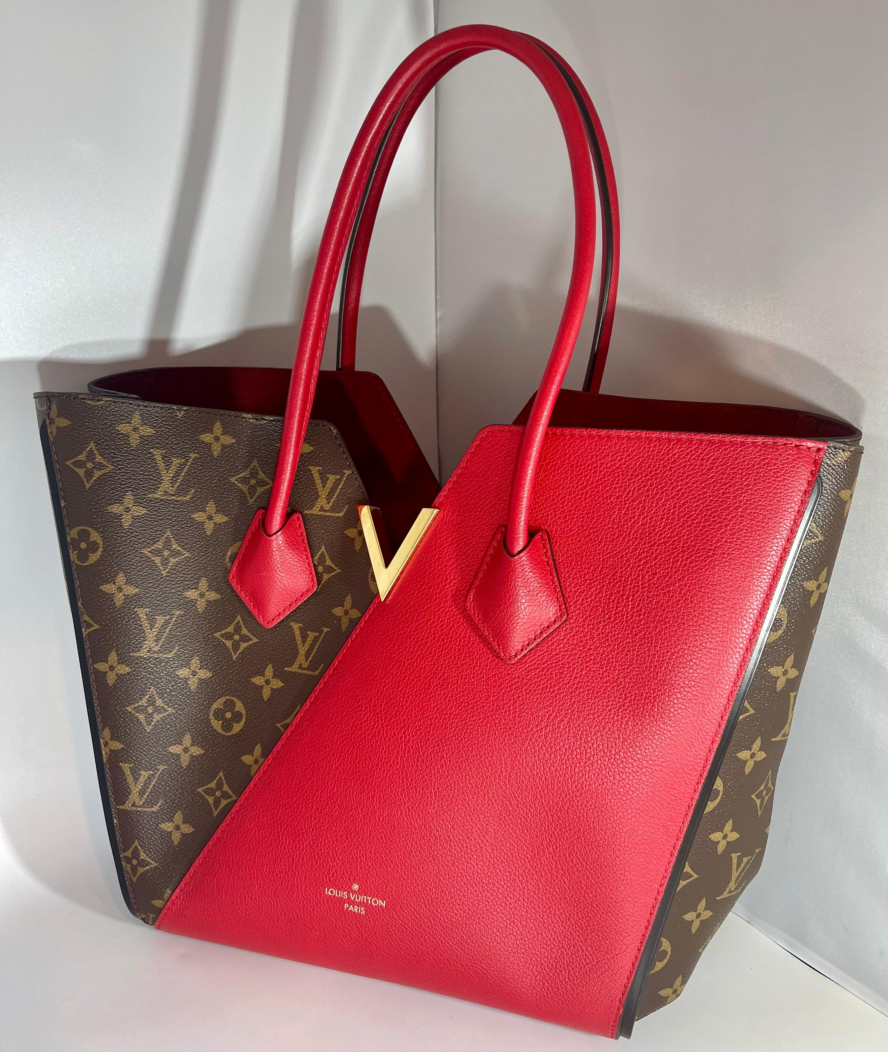 Louis Vuitton Kimono Handbag Monogram Canvas and Leather MM, Kike Brand New 6