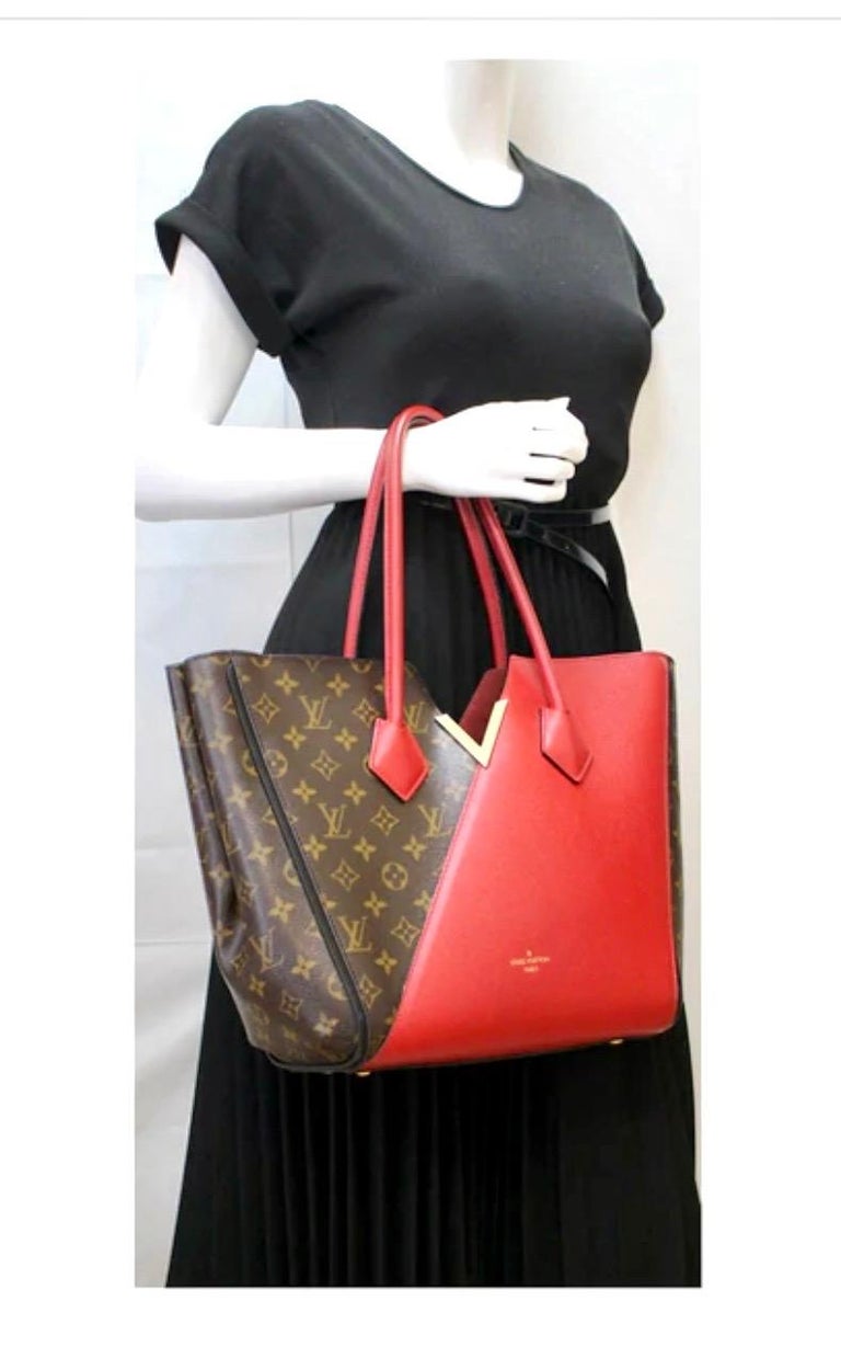 Louis Vuitton Kimono Handbag Monogram Canvas and Leather MM, Kike Brand New In Good Condition For Sale In New York, NY