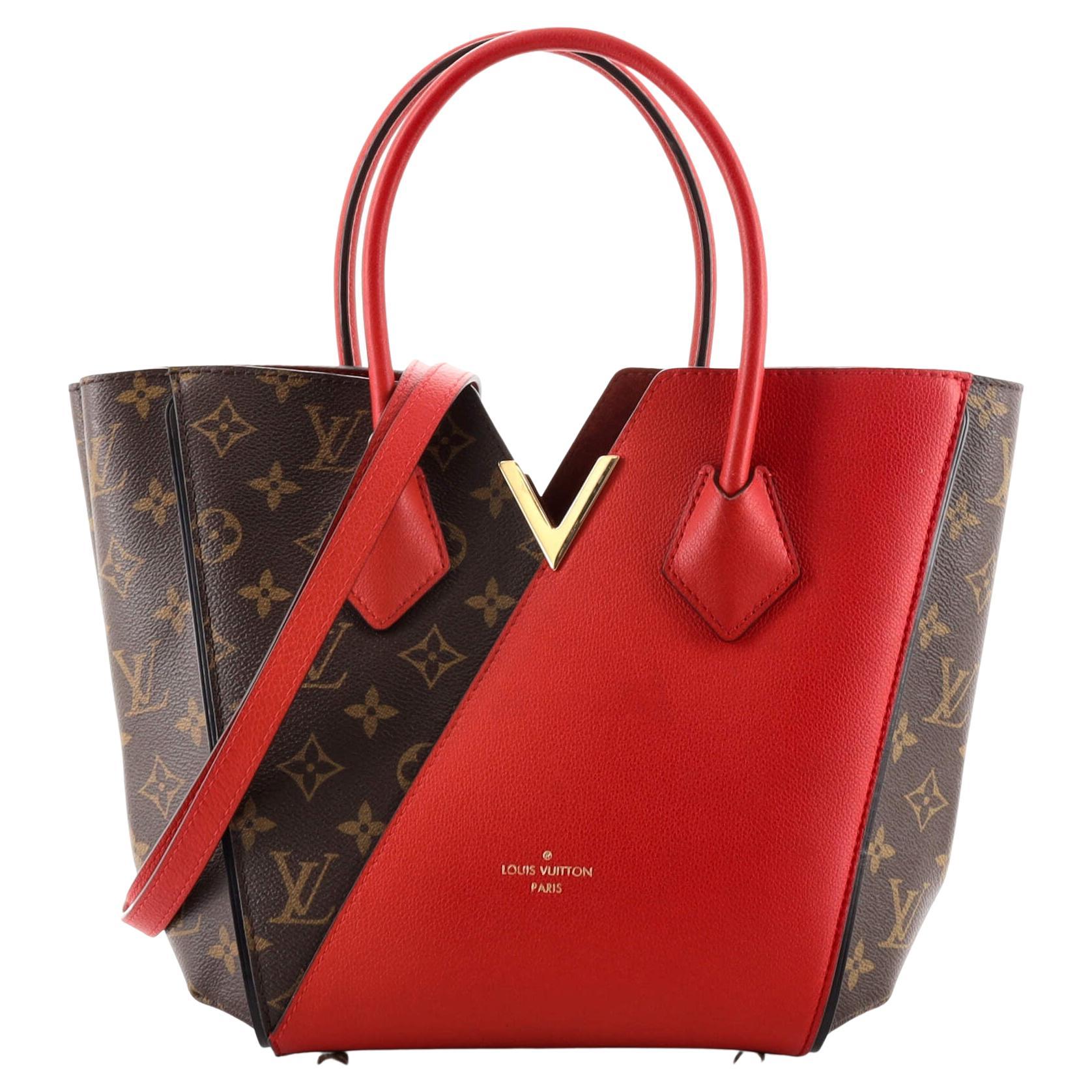 louis vuitton kimono handbag red monogram