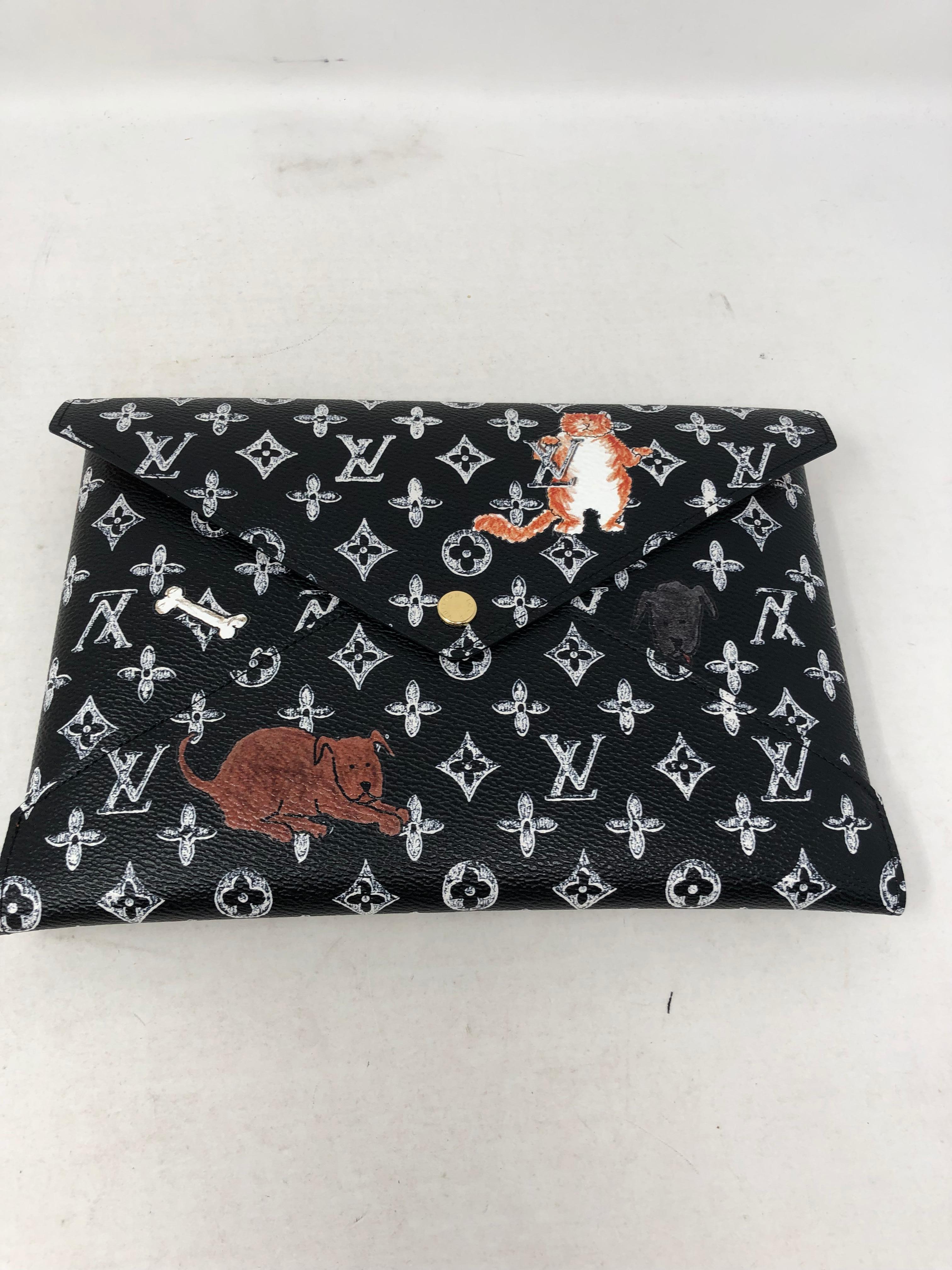 Women's or Men's Louis Vuitton Kirigami Catogram Clutch Bag