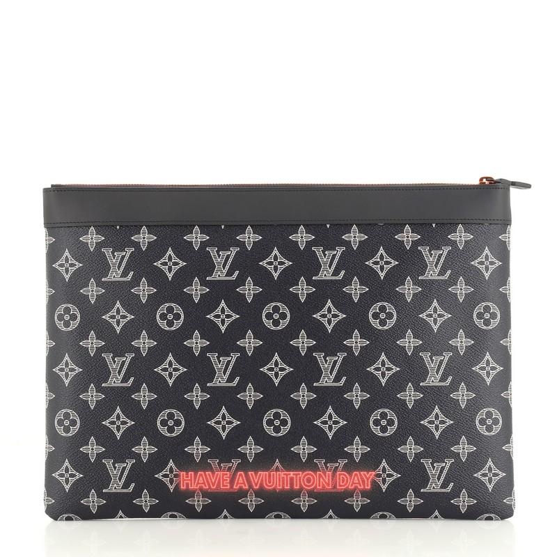 Louis Vuitton Kirigami Pochette Limitierte Auflage Escale Monogram Giant MM im Zustand „Gut“ in NY, NY